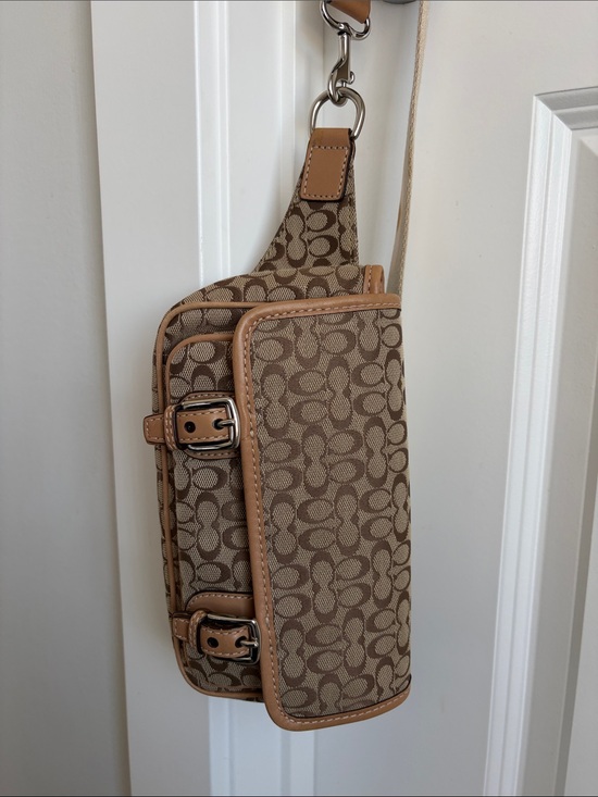 Coach Handbags - Coach Signature C Utility Belt Bag Crossbody in Brown & Tan